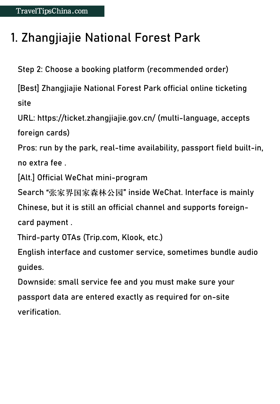 Zhangjiajie DIY Tour: A Poetic Guide to Booking Mountain Marvels in Advance