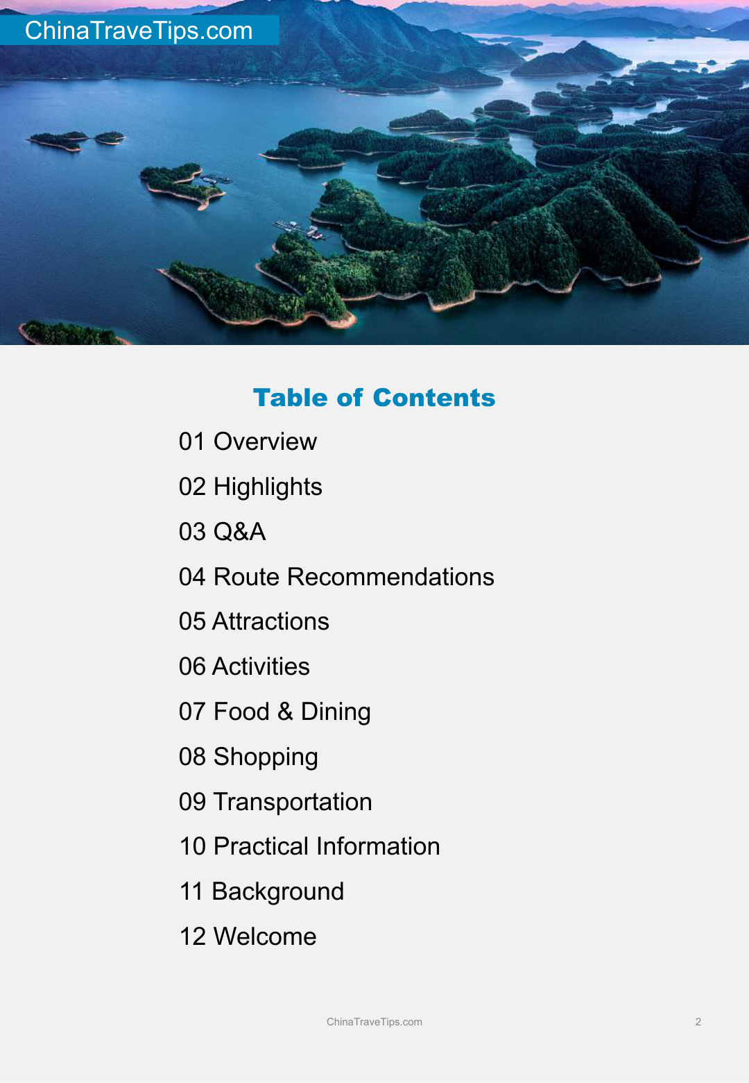 Qiandao Lake Travel Guide