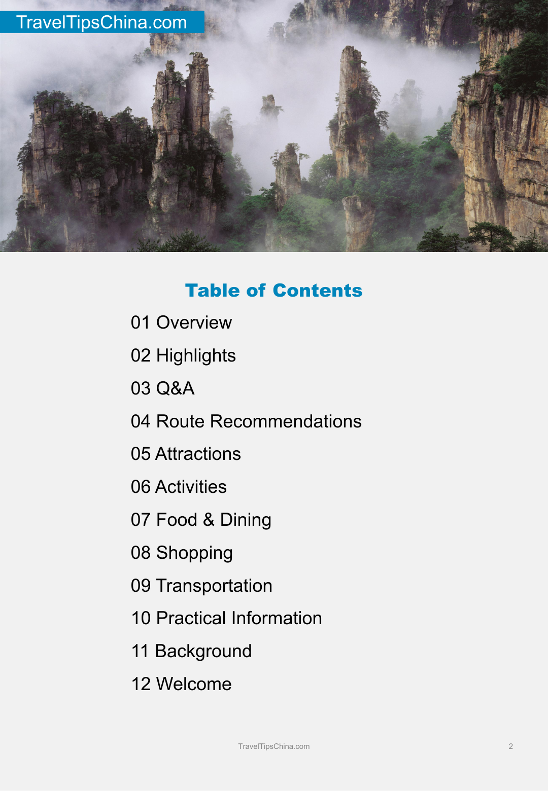 Zhangjiajie Travel Guide