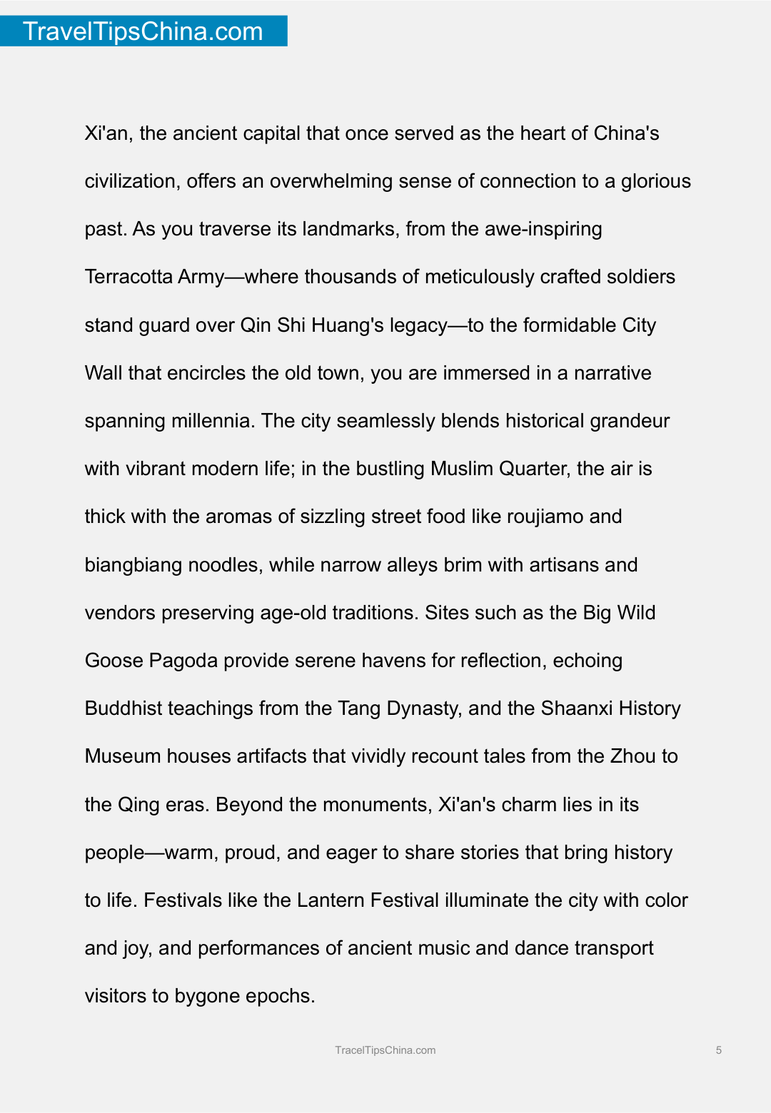 Xi’an Travel Guide