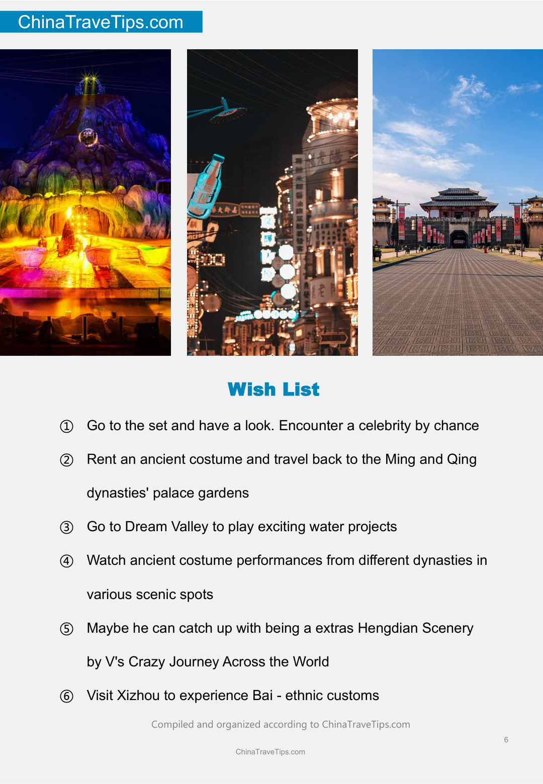 Hengdian Travel Guide