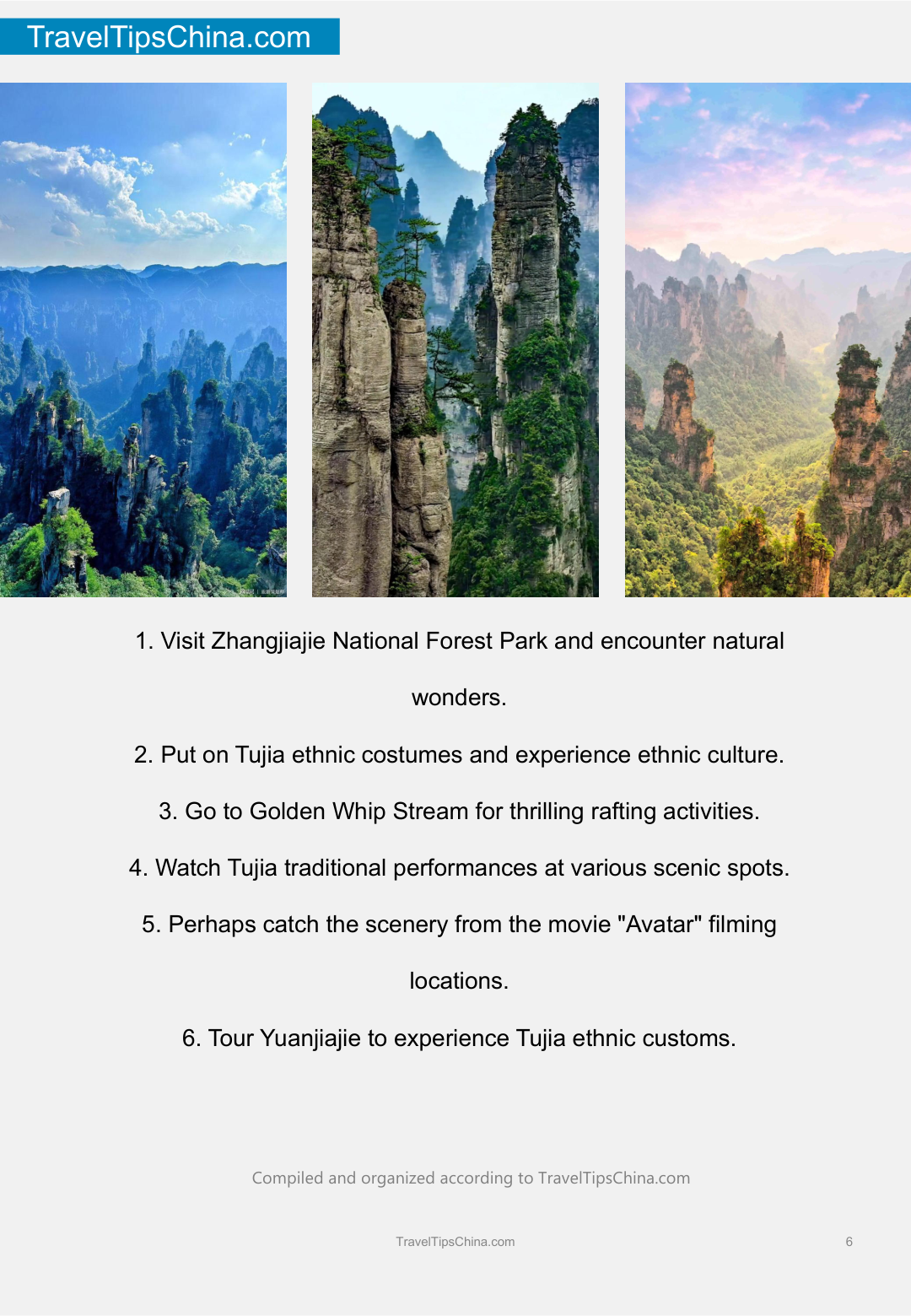 Zhangjiajie Travel Guide